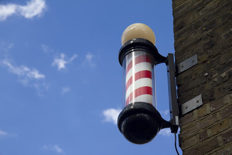 the famous barber pole - what oes it represent?